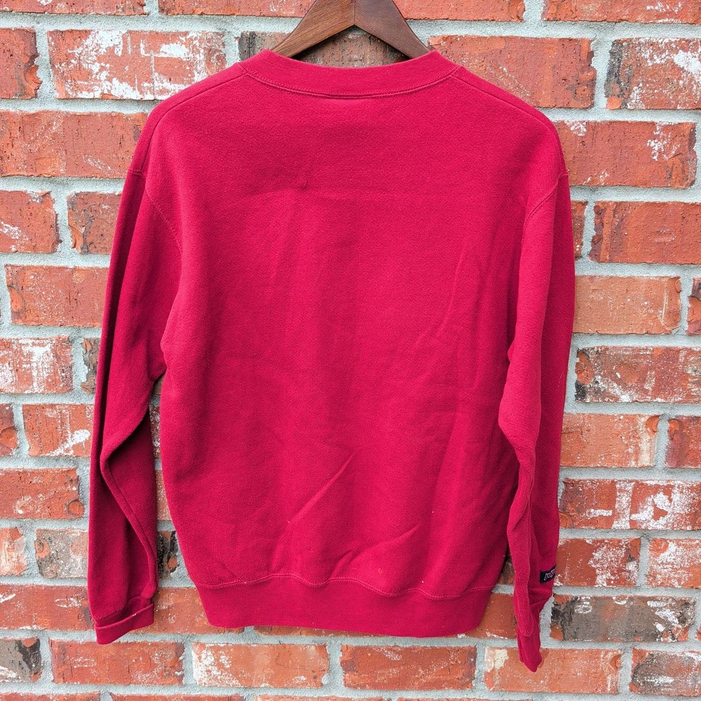 JanSport Sweatshirt Men Small Red Dick Simon Trucking Graphic 90s Made in USA - Picture 2 of 5